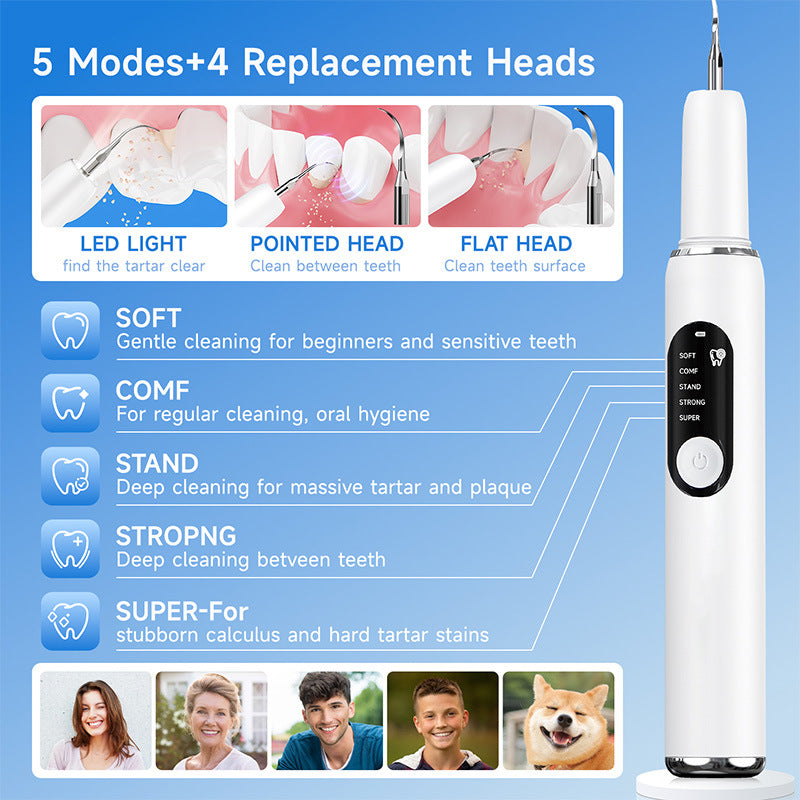 CURVY MOON® ULTRASONIC DENTAL CLEANER